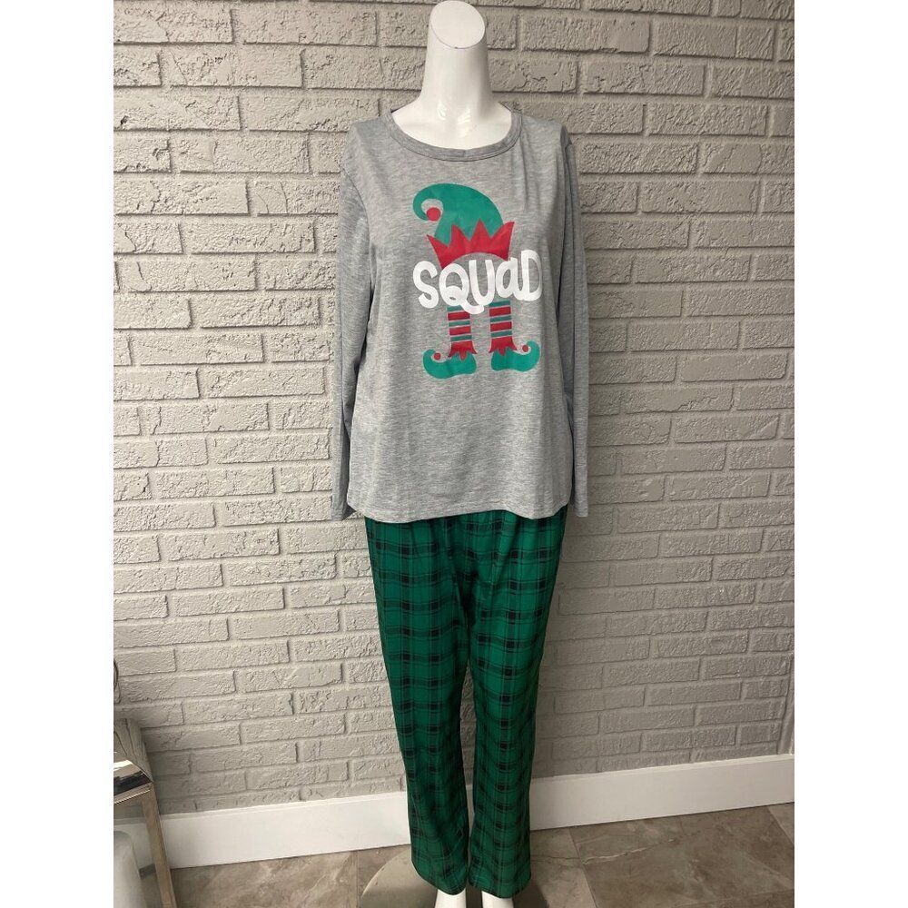 PatPat Women's Multicolored Christmas Long Sleeve Pajama Set Size XL NWT